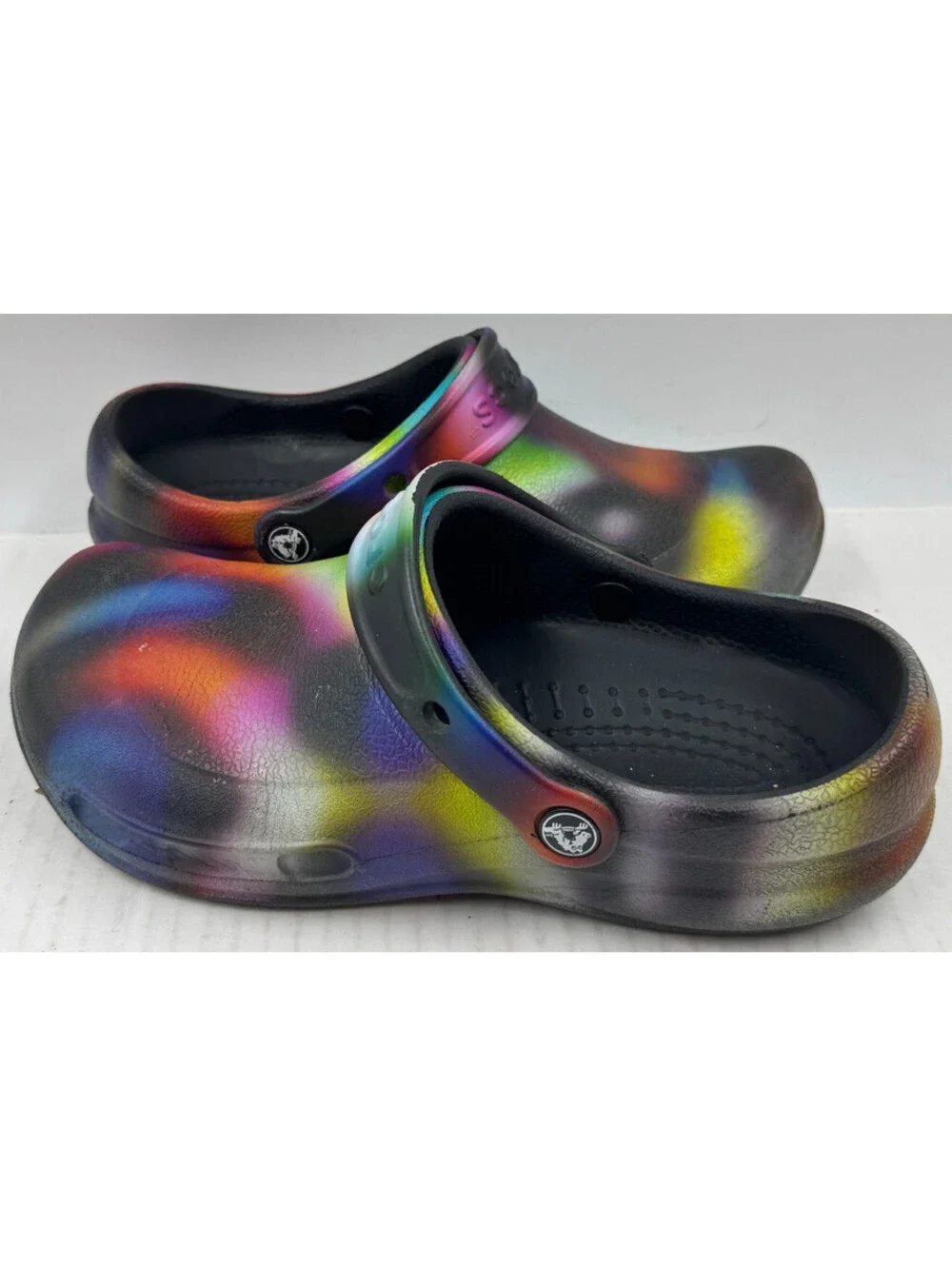 Crocs Bistro  Men's Clogs Size 7 Multicolor Slip Resistant Slip-On Shoes